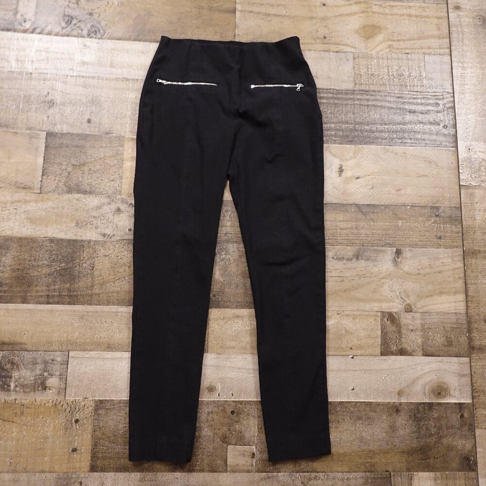 Rag & Bone Zip Detail Slim Pants Size 4 Black